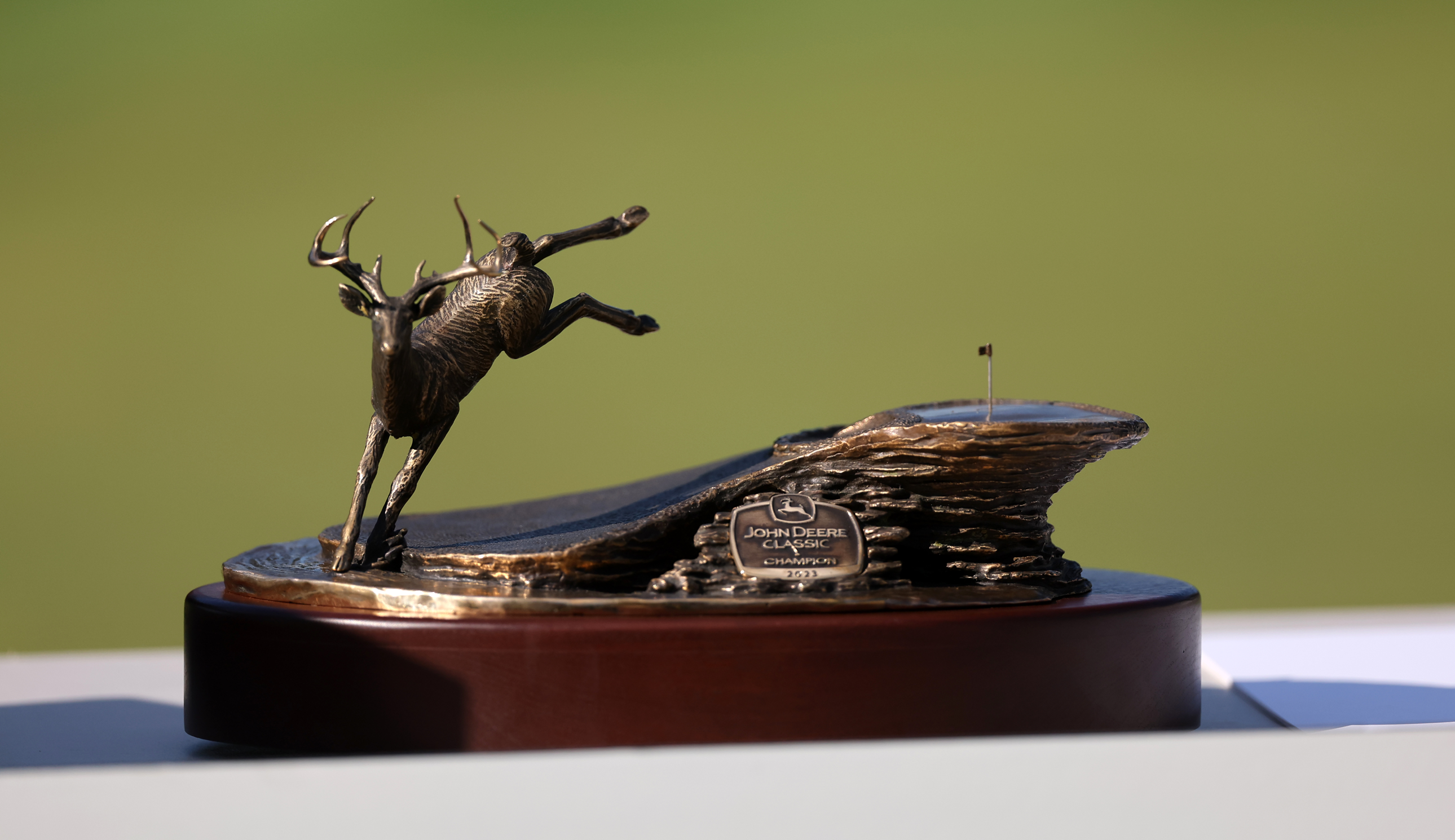 The John Deere Classic trophy