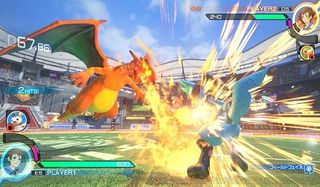 Charizard roasts the competition in Pokken Tournament DX