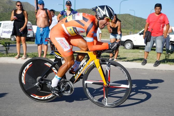 Race leader Daniel Diaz (Funvic)