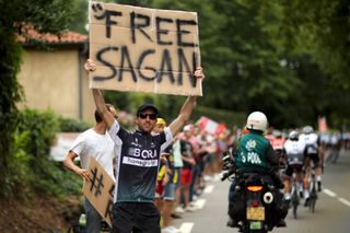 Peter Sagan is still at the Tour in spirit