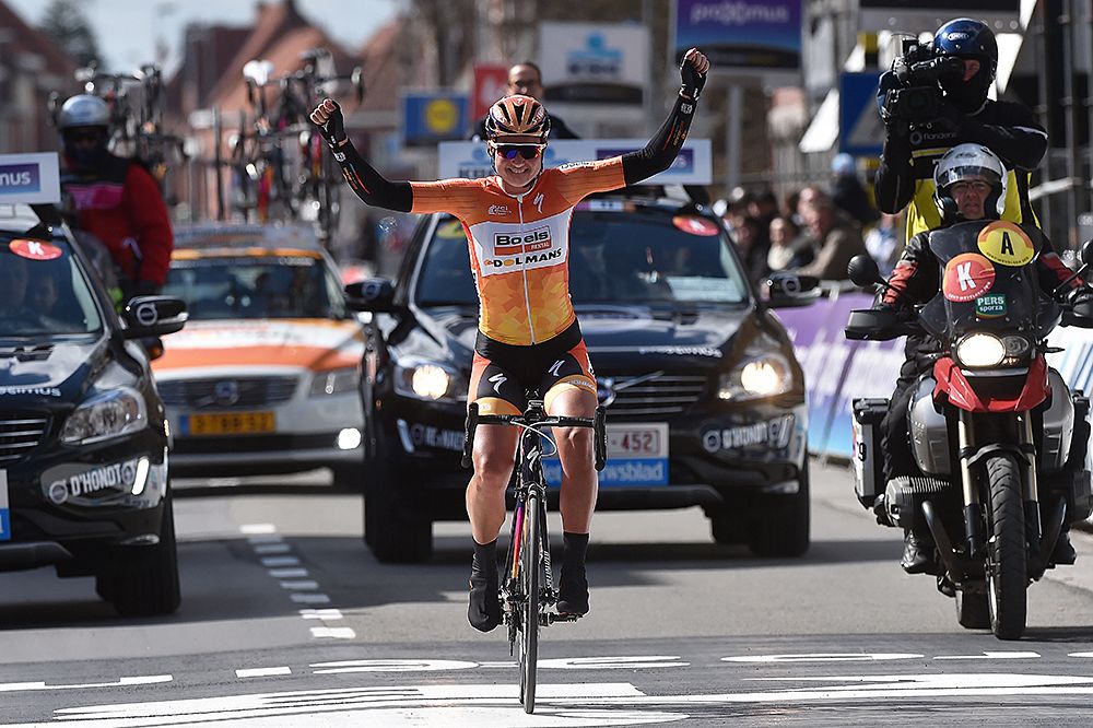 Chantal Blaak (Boel-Dolmans) wins Gent-Wevelgem Women