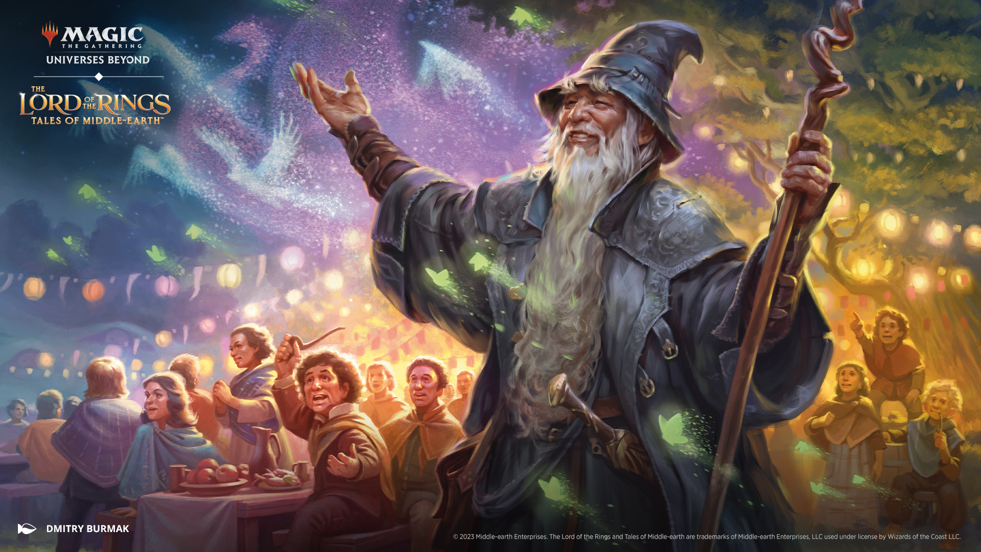 Magic: the Gathering, Lord of the Rings: Tales of Middle-earth - key arts from cards