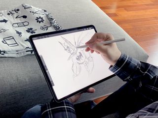 iPad Pro 2020 Apple Pencil Batman Hero