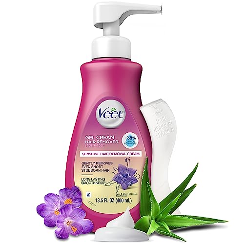 Amazon.com : Hair Remover, Veet Gel Hair Removal Cream Sensitive, 13.5 Ounce, Sensitive Formula With Aloe Vera and Vitamin E (pack of 1) : Beauty & Personal Care