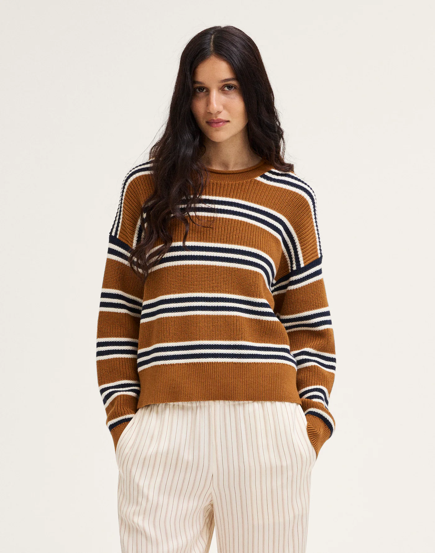 The Arden Crewneck Sweater in 100% Cotton
