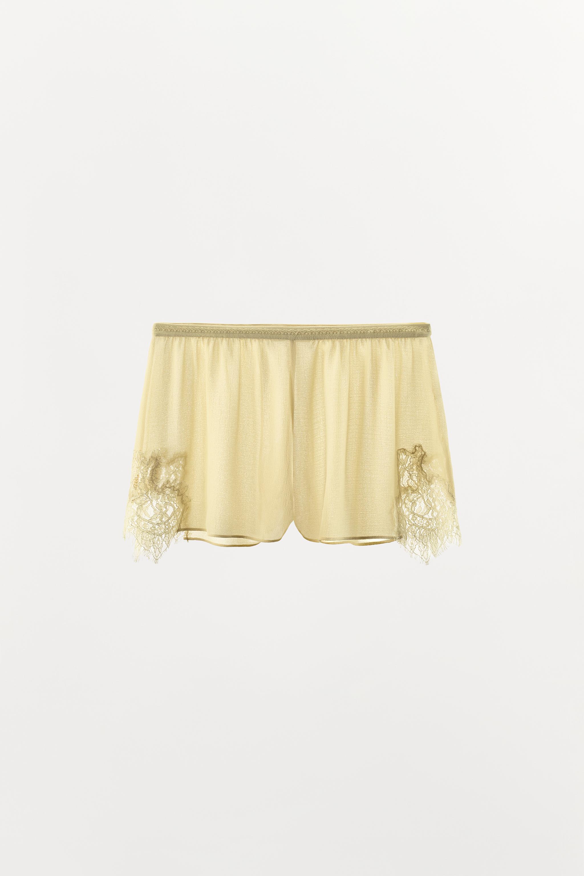 Lace Georgette Shorts