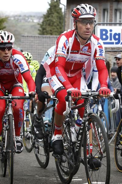 Joaquim Rodriguez (Katusha) and Oscar Freire (Katusha)