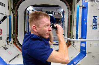 ESA Astronaut Tim Peake Gets a Haircut on the ISS