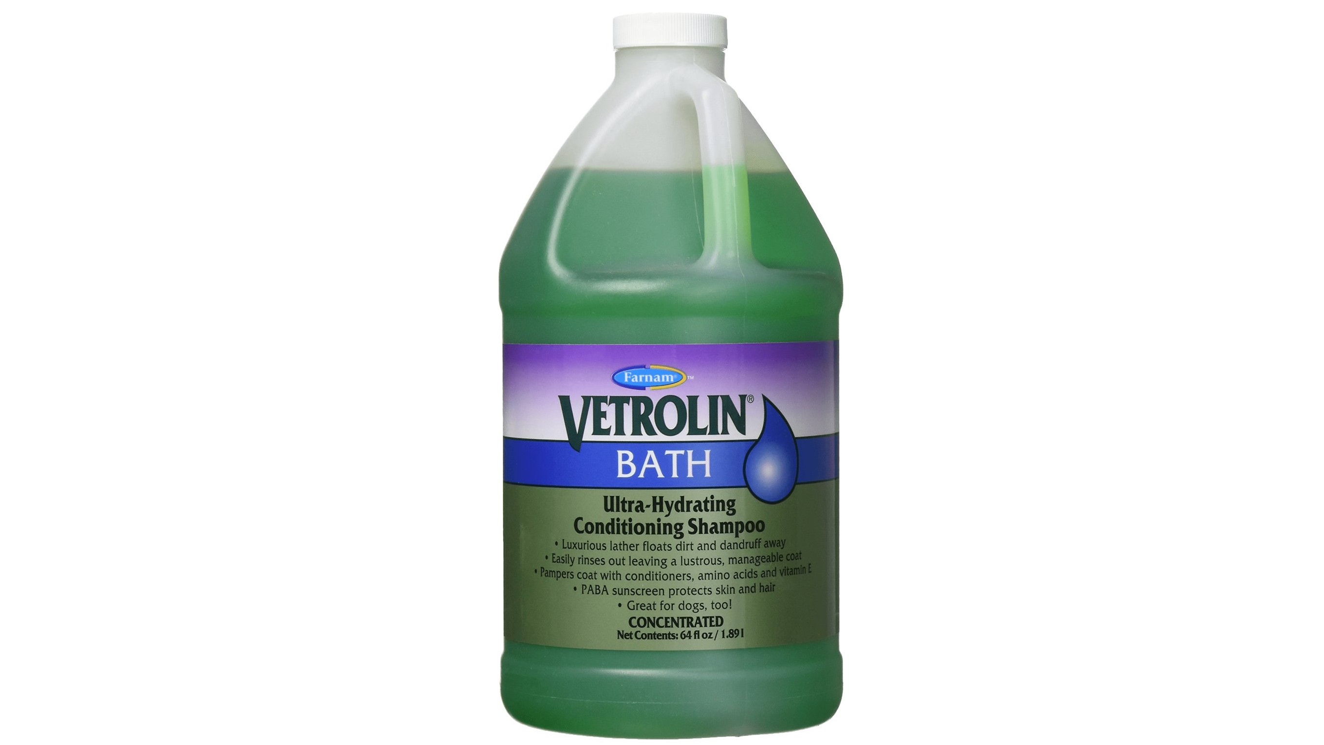 Farnam Vetrolin Bath horse shampoo