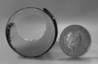 The displays can be compacted into a roll just wider than an average coin.