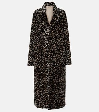 Mlp Leopard-Print Shearling Coat