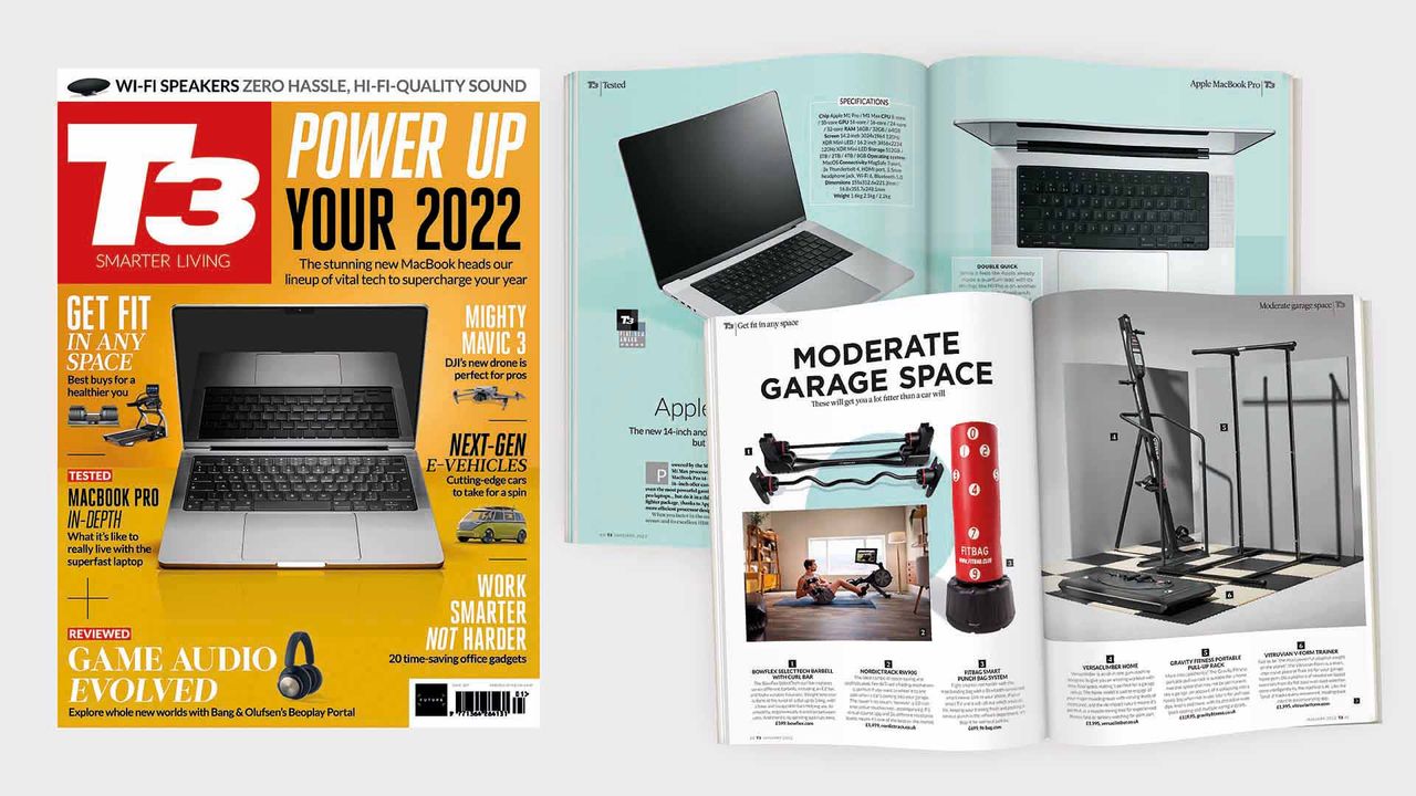 Cover of T3 issue 329 featuring the cover line &#039;Power up your 2022&#039;.