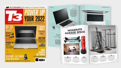 Cover of T3 issue 329 featuring the cover line 'Power up your 2022'.
