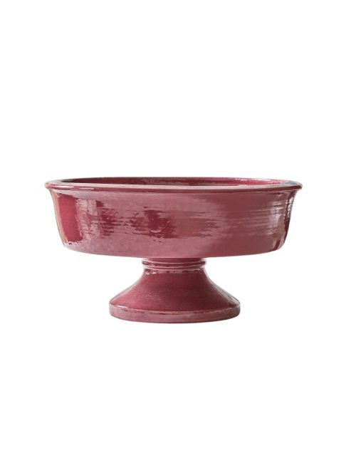 Amalia Decorative Ceramic Pedestal Bowl