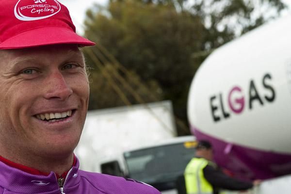 Back in purple: Maybe not his colour but Drapac Porsche's Stuart Shaw is happy to be back in the tour lead with five stages remaining.