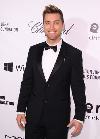 Lance Bass attends the 22nd Annual Elton John AIDS Foundation's Oscar Viewing Party on March 2, 2014 in West Hollywood, California.