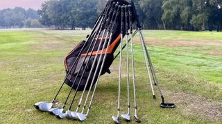 Wilson X31 Golf Club Set resting on the course