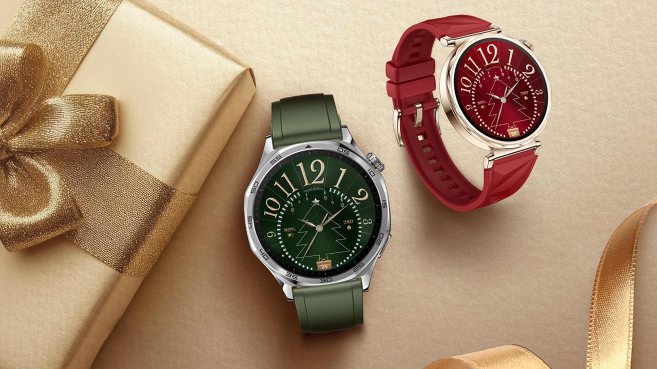 Huawei Watch GT 5 Christmas renders