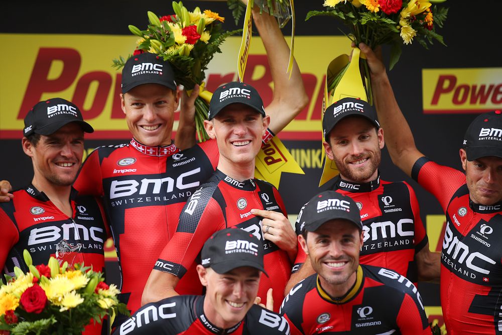 BMC Racing proved their mettle with a win in the team time trial.