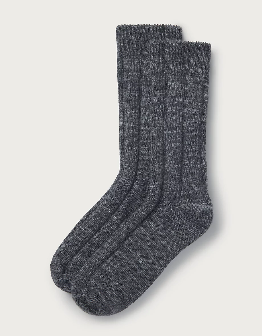 The White Company, Variegated Ribbed Boot Socks