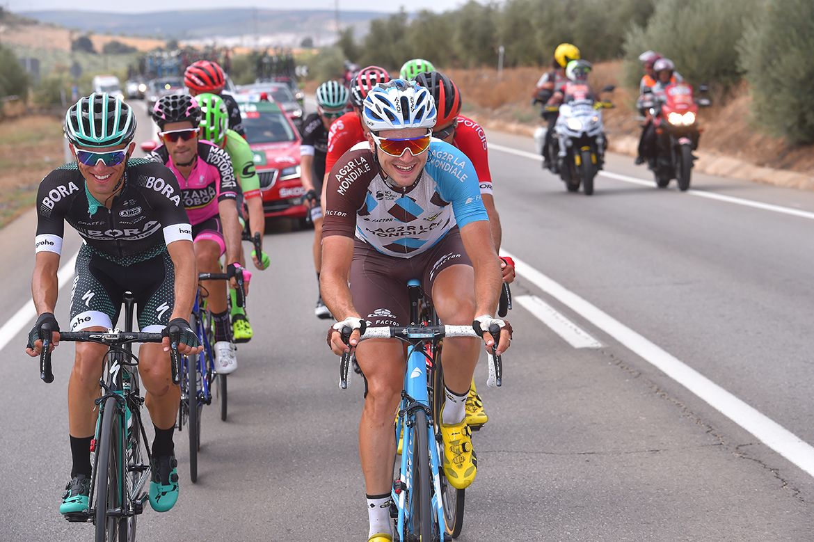 The breakaway on stage 14 of the Vuelta a Espa&ntilde;a