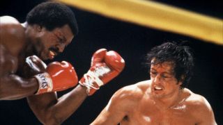 Rocky and Apollo Creed square off in Rocky II