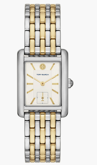 Eleanor Two-Tone Stainless Steel Bracelet Watch, 25mm x 34mm