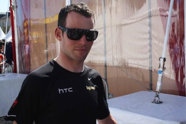 Mark Cavendish (HTC-Highroad) at the Chateau de Compiegne.