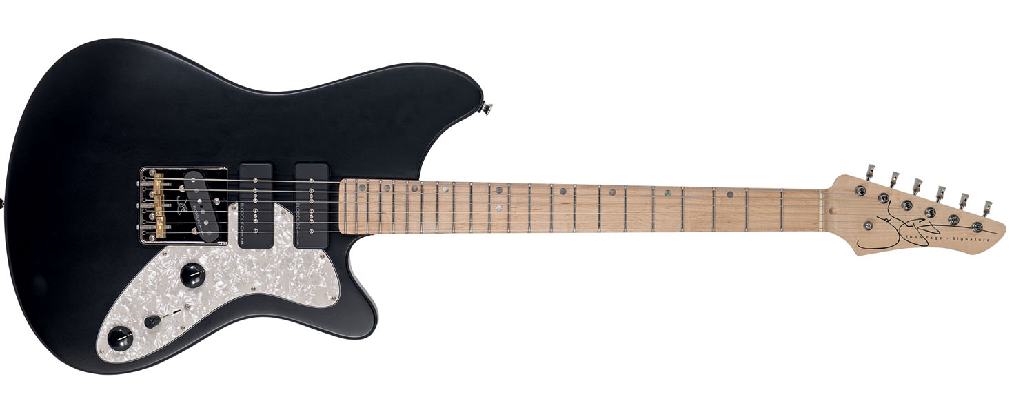 John Page The DL: available in Black, White, Retro Mint and Tahitian Coral, this premium S/P90/P90 electric is steeped in classic American custom shop quality.