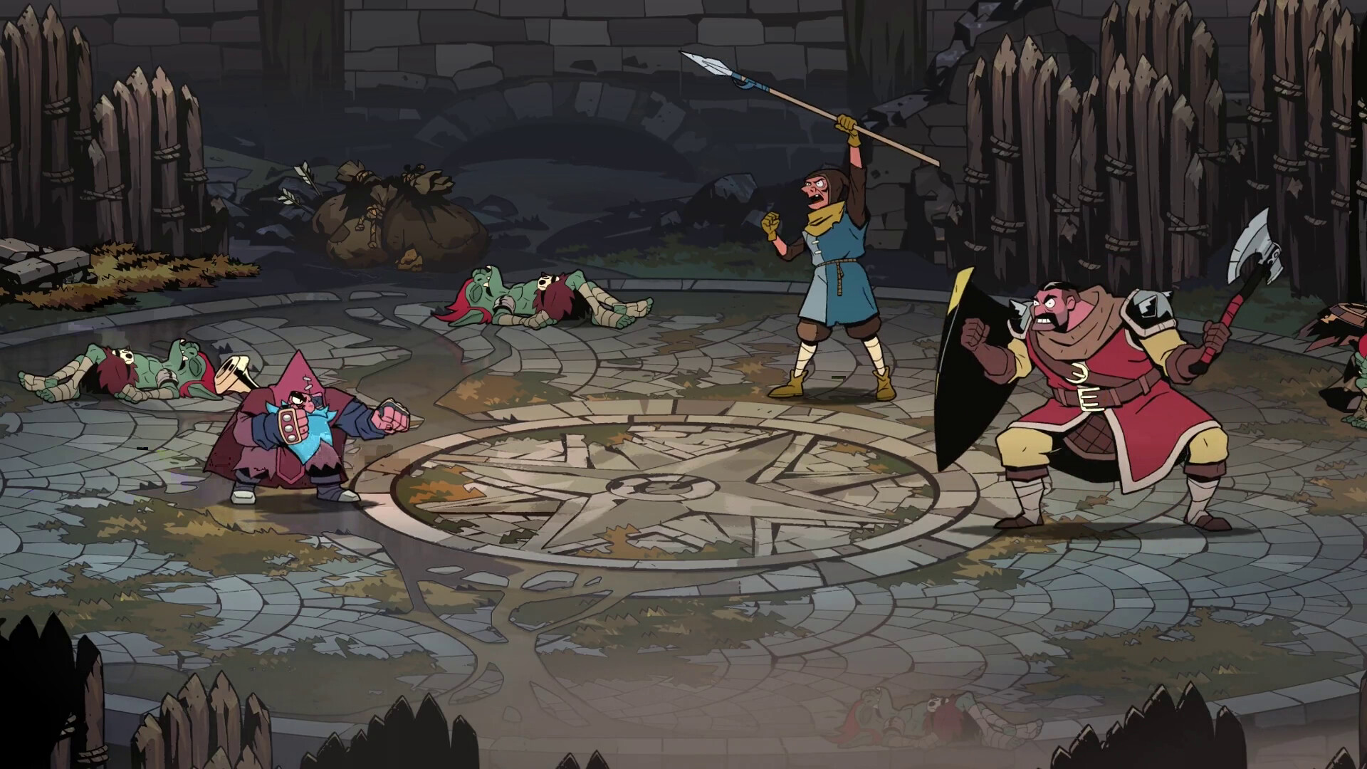 A screenshot of the upcoming PS5 game, Absolum