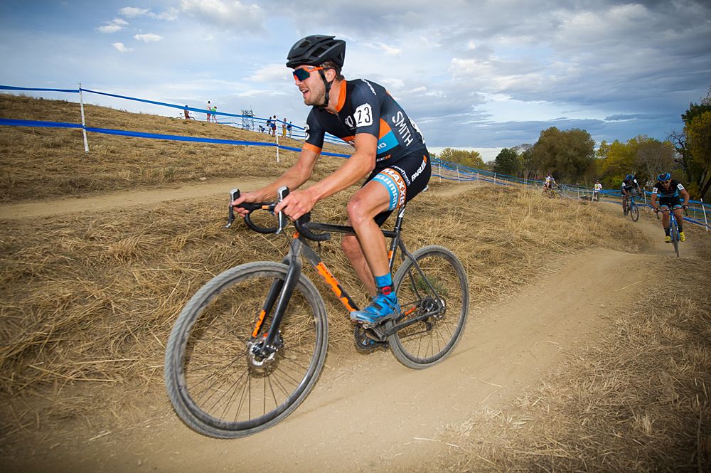 Danny Summerhill (Maxxis | Shimano) driving the race pace.