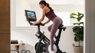Woman using the NordicTrack Commercial S15i