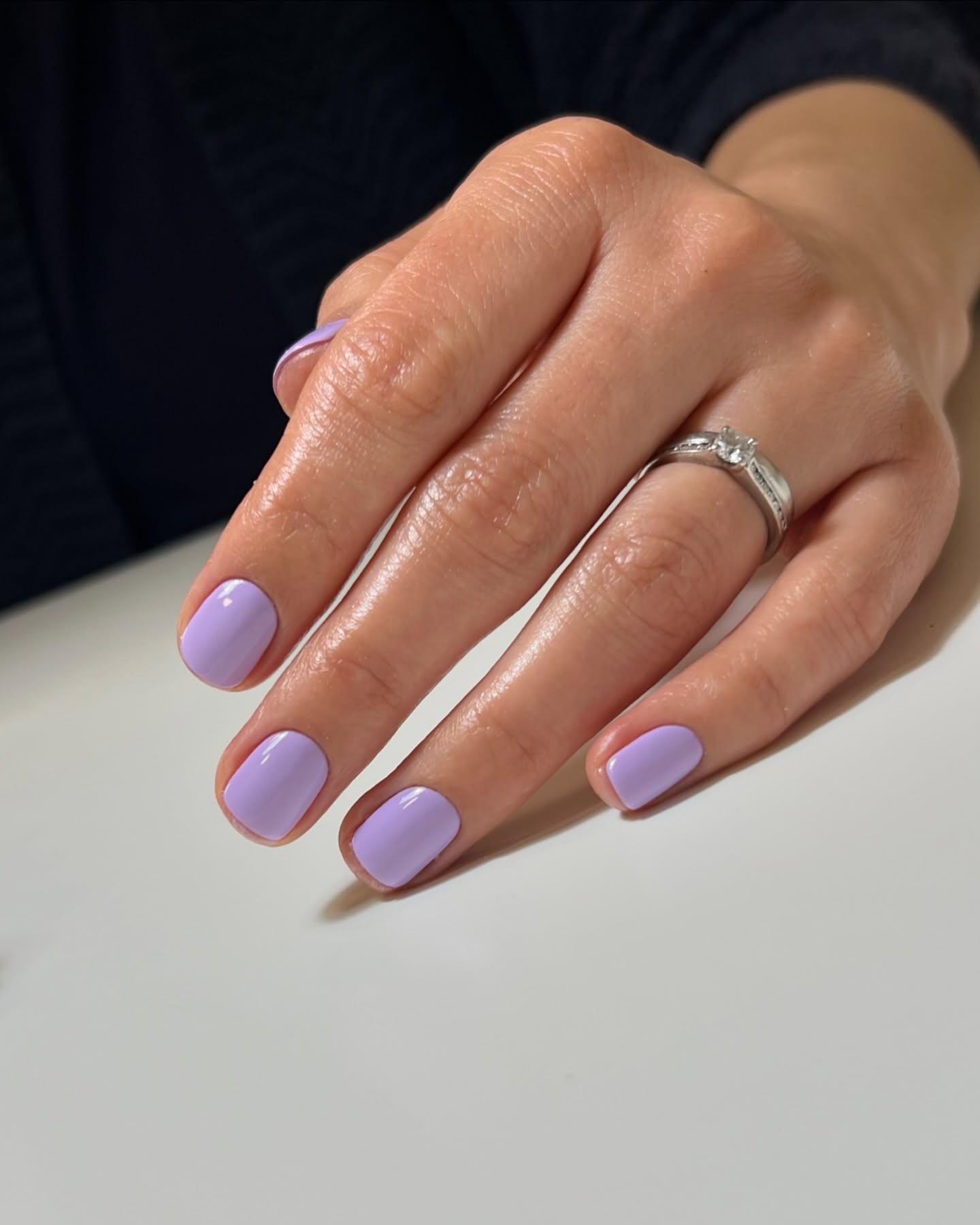lilac nails