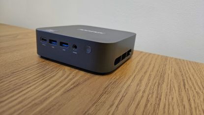 The Acemagic Matrix Mini M1 on a desk