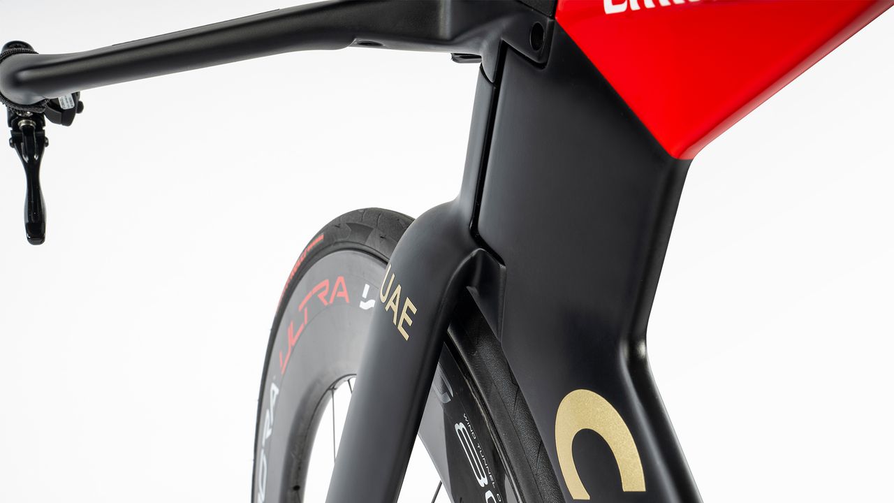 Colnago TT1 detail image on white background