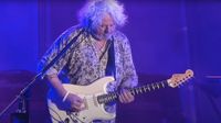 Steve Lukather plays Jeff Beck's white Strat onstage at the Hollywood Bowl in Los Angeles on September 1, 2024