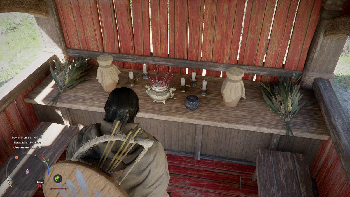 Crimson Desert Sealed Abyss Artifact in shrine