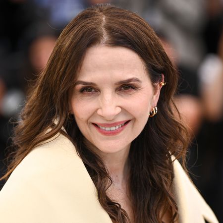 Juliette Binoche wears a Jacquemus outfit at the Cannes Film Festival in May 2025