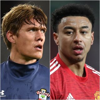 Jannik Vestergaard and Jesse Lingard