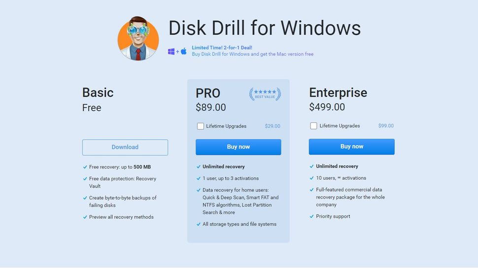 disk drill recovery software free download