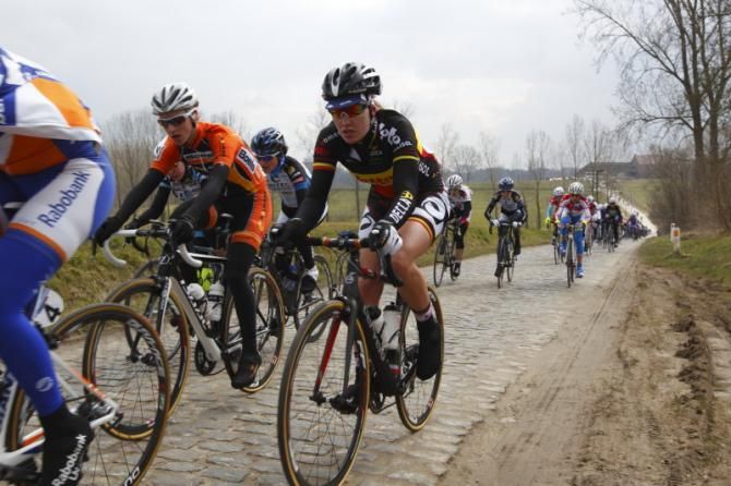 The Belgian Champion on home soil, Jolien D'Hoore (Lotto Belisol Ladies)