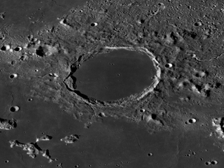 plato crater on the moon