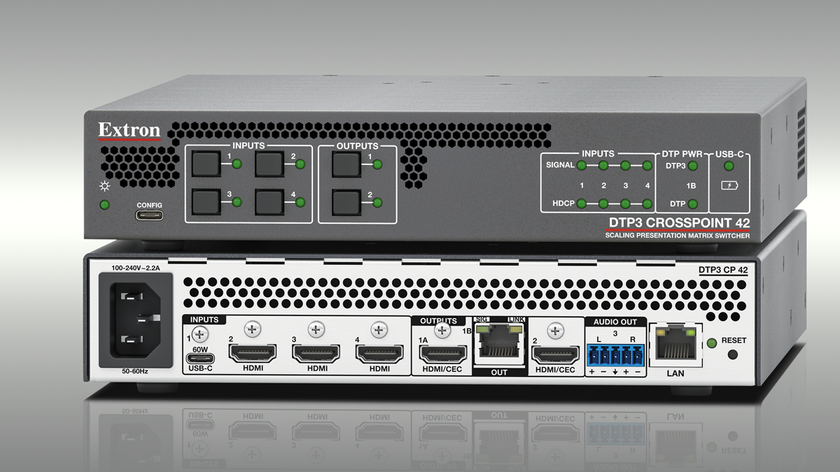 The new Extron matrix switcher. 