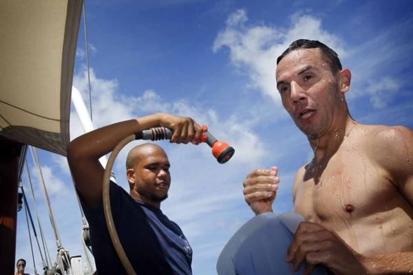 Joaquim Rodriguez gets ready to take the plunge.