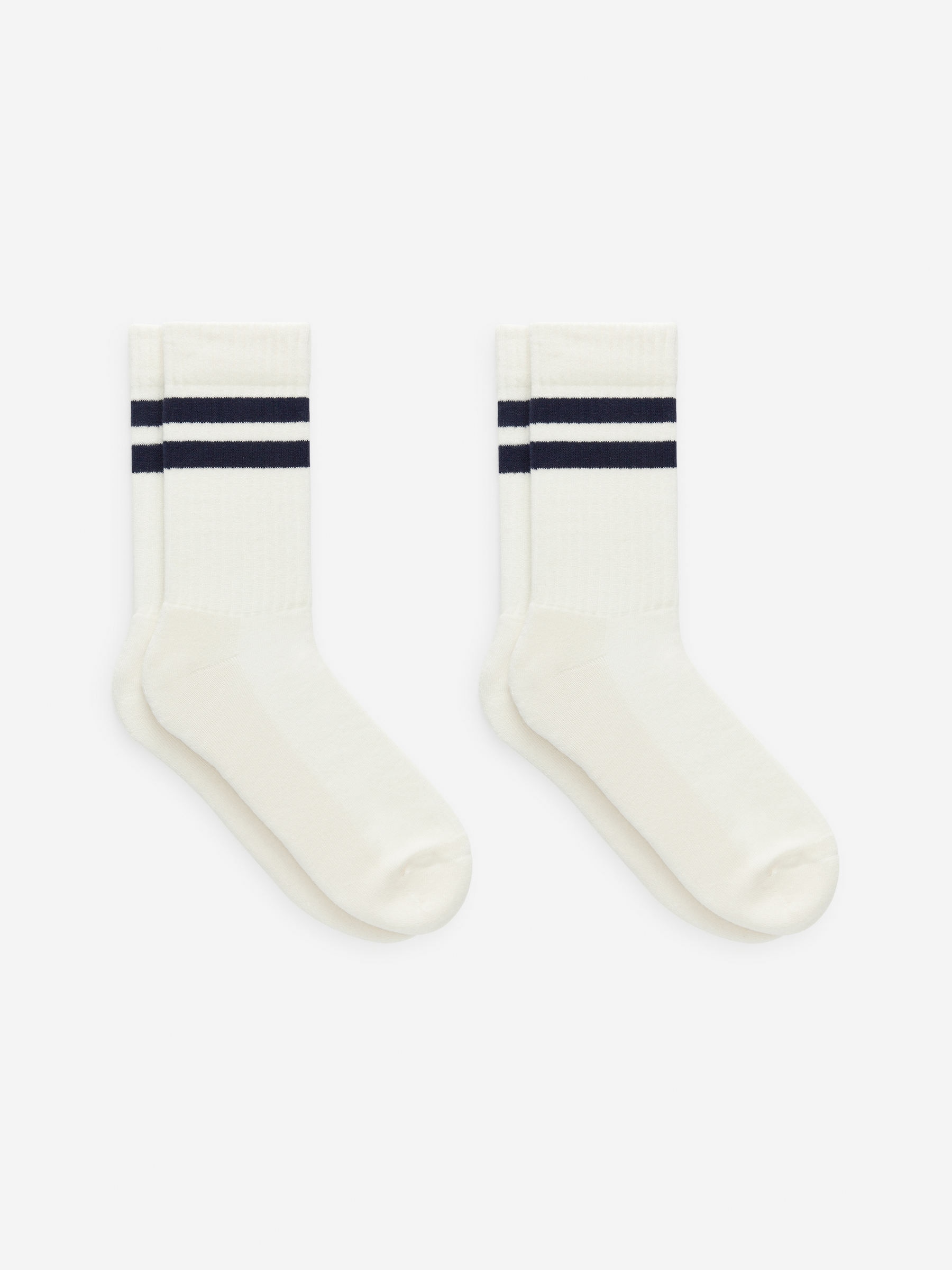 Sporty Cotton Socks – White/blue – Men – Arket Gb
