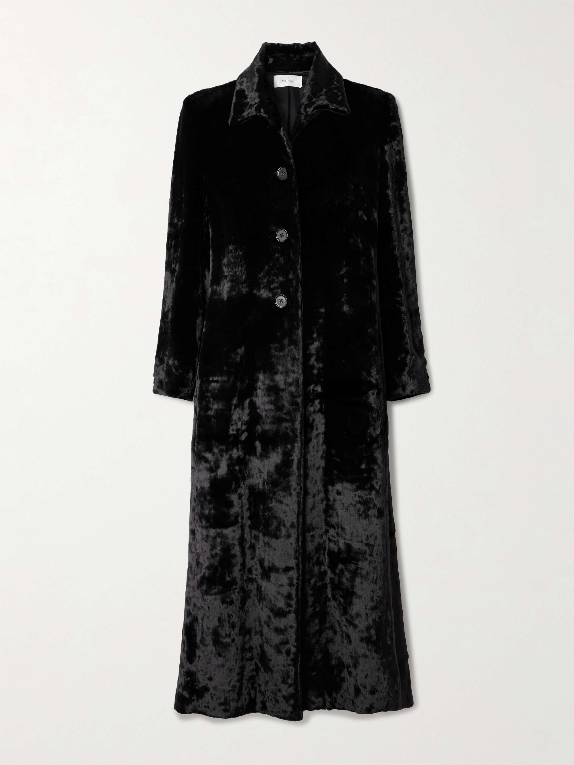 Batani Crushed-Velvet Coat