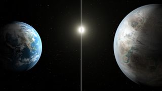 Earth and Kepler-452b