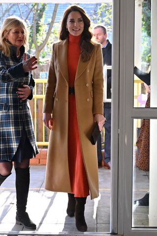 Kate Middleton wears Massimo Dutti coat