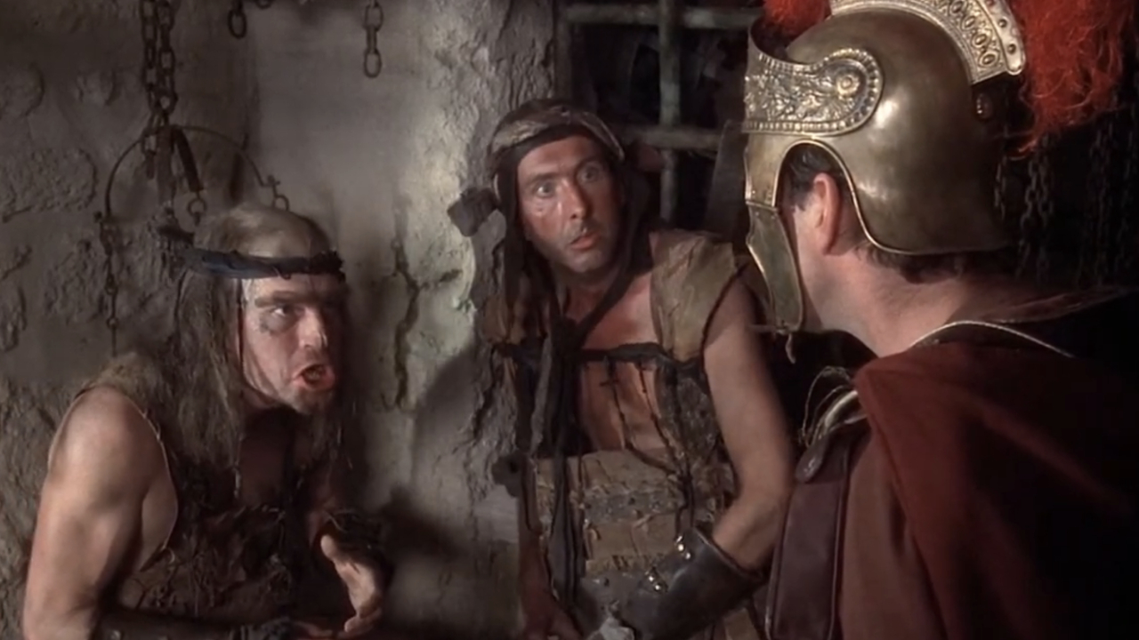 Terry Gilliam and Eric Idle in Monty Python's Life of Brian