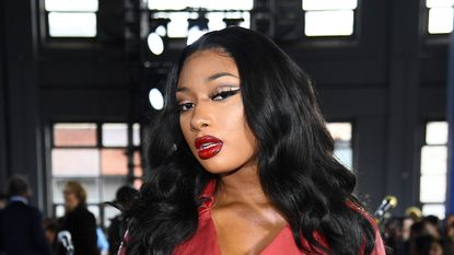 Megan Thee Stallion attends the Coach 1941 fashion show during February 2020 - New York Fashion Week on February 11, 2020 in New York City